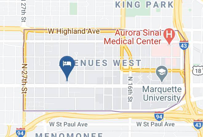 Milwaukee - Ambassador Hotel Milwaukee Maps