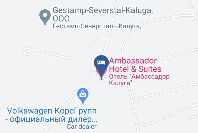 Kaluga - Ambassador Hotel & Suites Maps