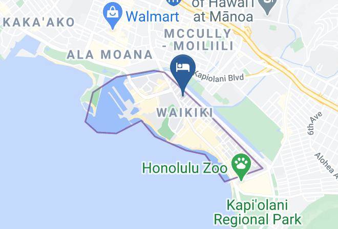 Honolulu - Ambassador Hotel Waikiki Maps