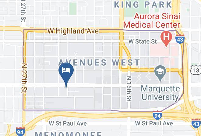 Milwaukee - Ambassador Inn Maps