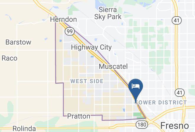 Fresno - Ambassador Inn & Suites Maps