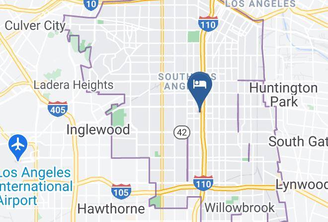 Ambassador Motel Map