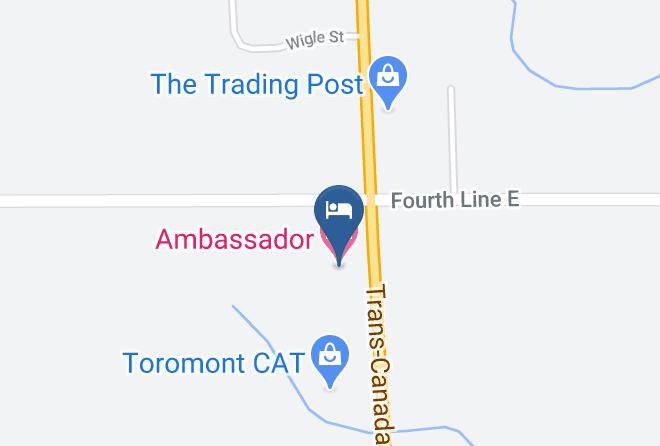 Ambassador Motel Map