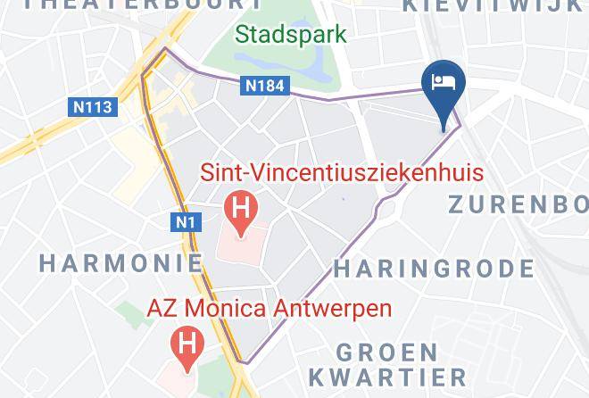 Antwerp - Ambassador Suites Antwerp Maps