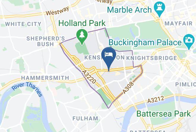 London - Ambassadors Hotel Maps