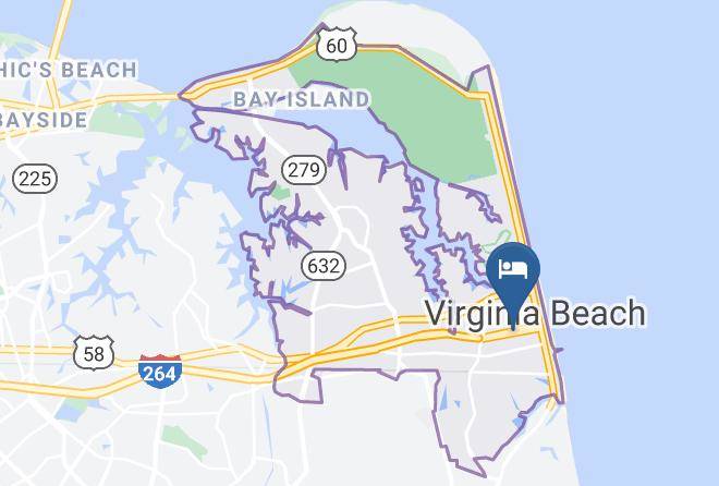Virginia Beach City - Ambassadors Inn & Suites Maps