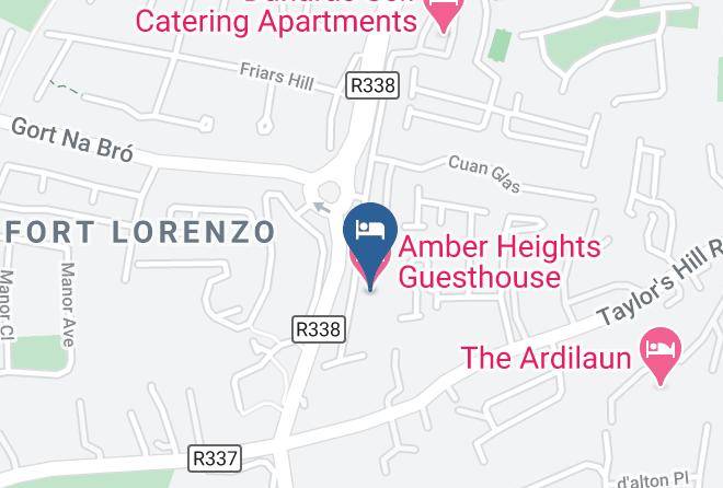 Galway - Amber Hill B&b Maps