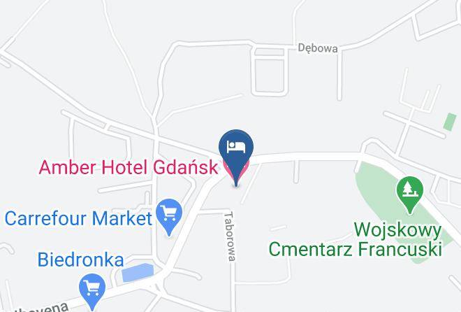 Gdansk - Amber Hotel Gdansk Maps