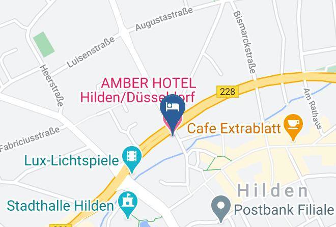 Mettmann - Amber Hotel Hilden Dusseldorf Maps