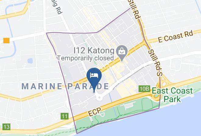 Marine Parade - Amber Hotel Maps