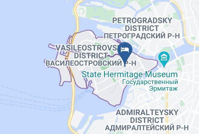 Saint Petersburg - Amber Hotel Maps