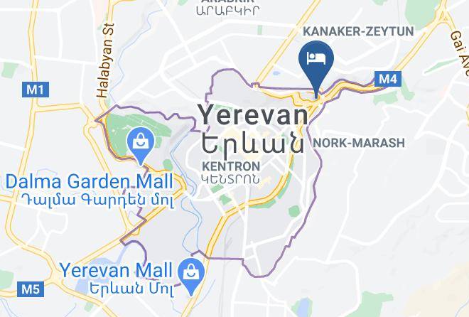 Yerevan - Amber Hotel Maps
