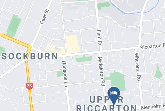 Christchurch - Amber Kiwi Holiday Park & Motel Maps