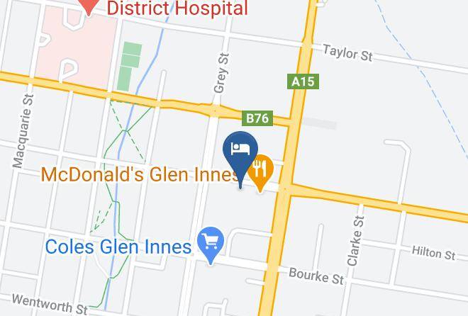 Glen Innes Severn - Amber Motel Maps