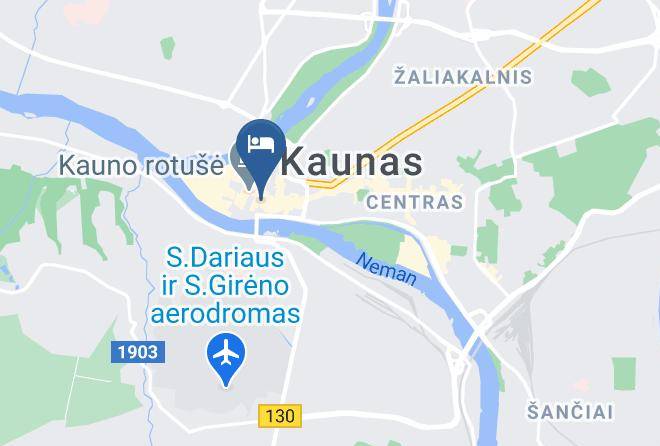 Kaunas - Amberton Cozy Hotel Kaunas Maps