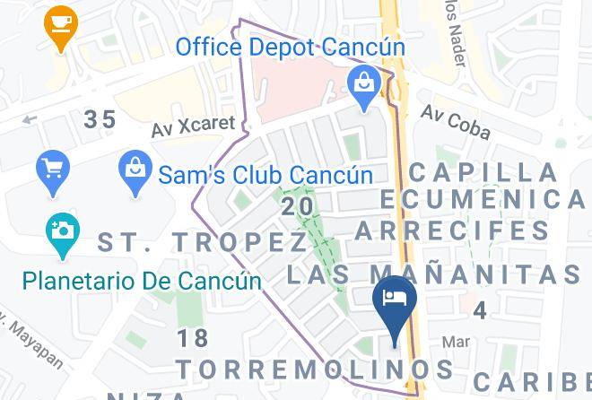 Benito Juarez - Hotel Ambiance Suites Cancun Maps