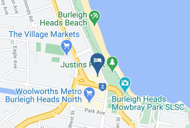 Ambience On Burleigh Beach Map