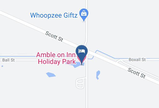 Invercargill - Amble On Inn Holiday Park Maps