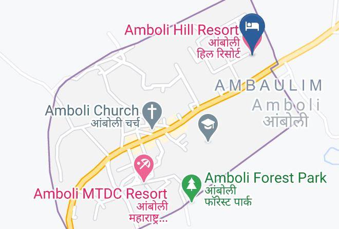 Sawantwadi - Amboli Hill Resort Maps