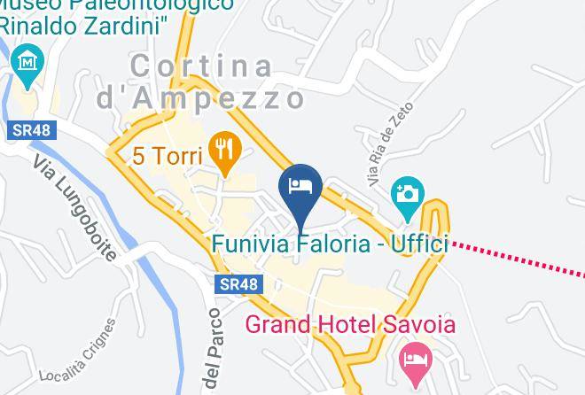 Belluno - Ambra Cortina Luxury & Fashion Boutique Hotel Maps