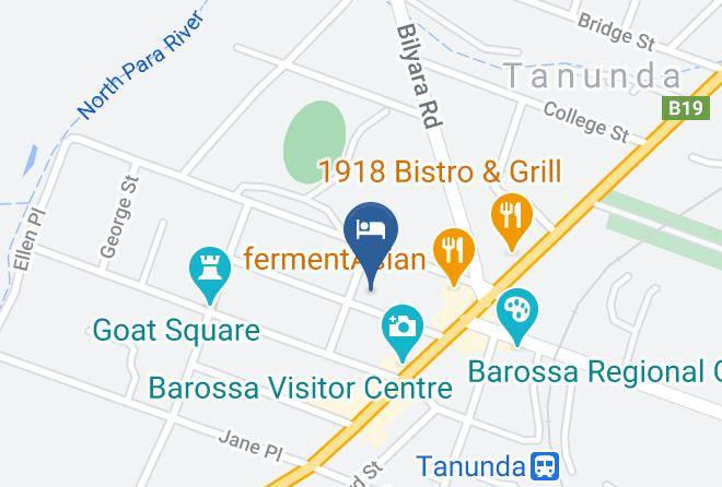 Barossa - Ambrosia Holiday Home Maps
