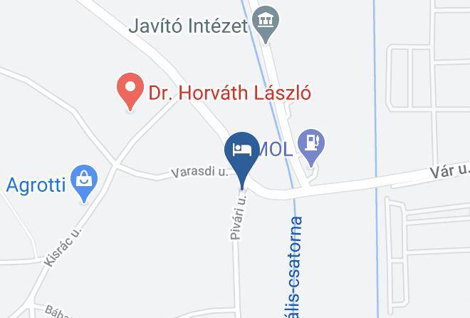 Kiskanizsa - Ambrozia Panzio Maps