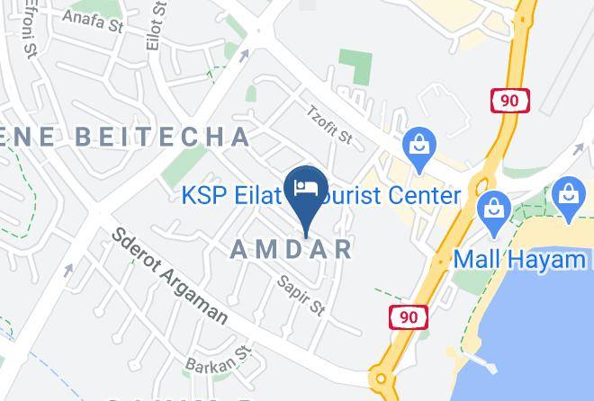 Eilat - Amdar Holiday Apartments Maps