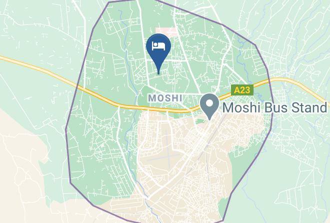 Moshi Urban - Ameg Lodge Maps
