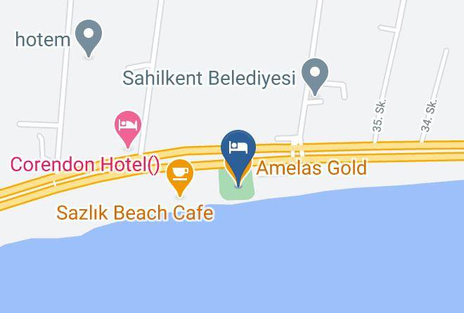 Finike - Amelas Gold Restaurant Maps