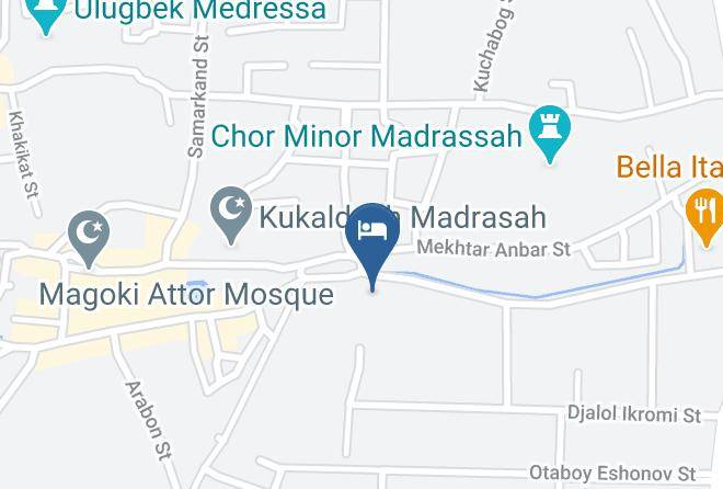 Bukhara - Amelia Boutique Hotel Maps
