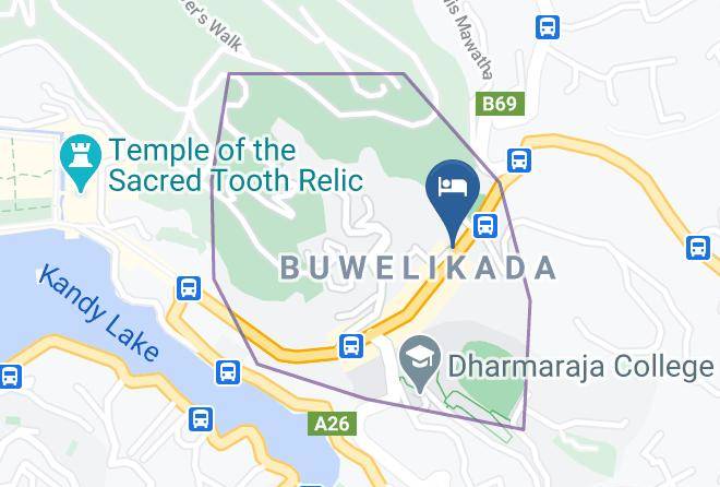 Kandy - Ameliya Hotel Maps