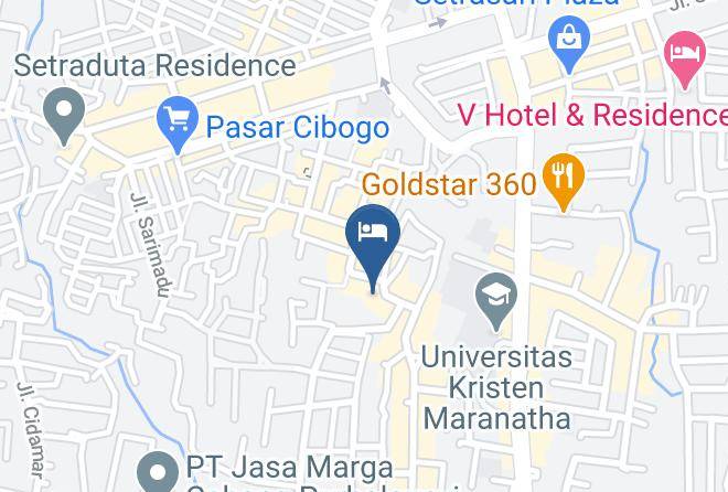 Bandung - Amellia Hotel Pasteur Maps