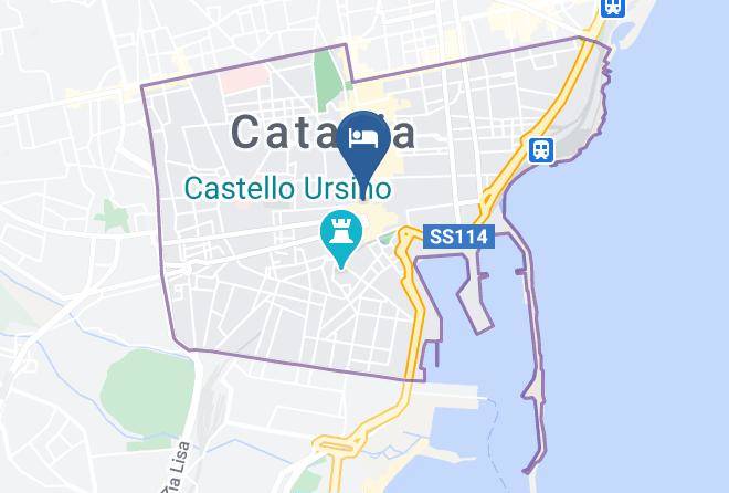 Catania - Amenano B&b Maps