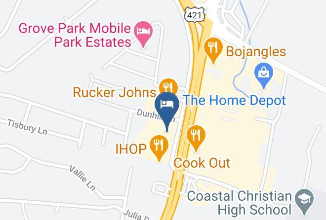 Hotel Wilmington Map