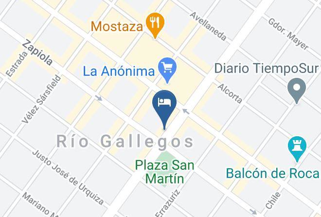 Guer Aike - Amerian Rio Gallegos Apart & Suites Maps