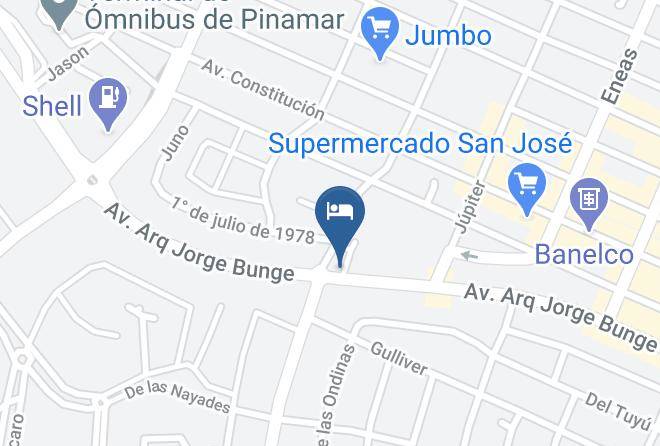 Pinamar - Amerian Pinamar Hotel Maps