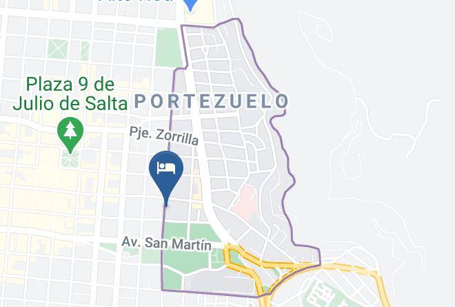 Salta - Amerian Salta Hotel Maps