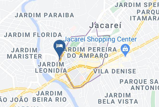 Jacarei - America Hotel Jacarei Maps