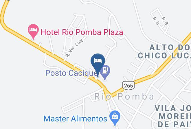 Rio Pomba - America Hotel Maps