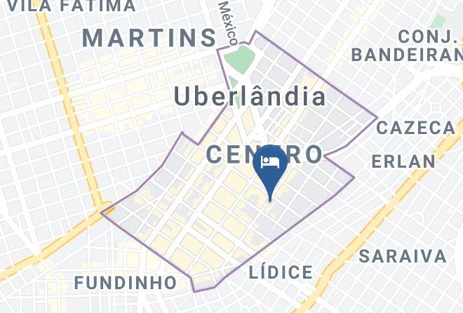 Uberlandia - America Palace Hotel Maps