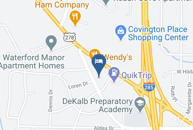 America's Best Inn Georgia Ga Map