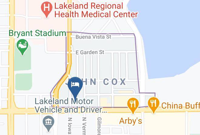 Polk - America's Best Inn Lakeland Maps