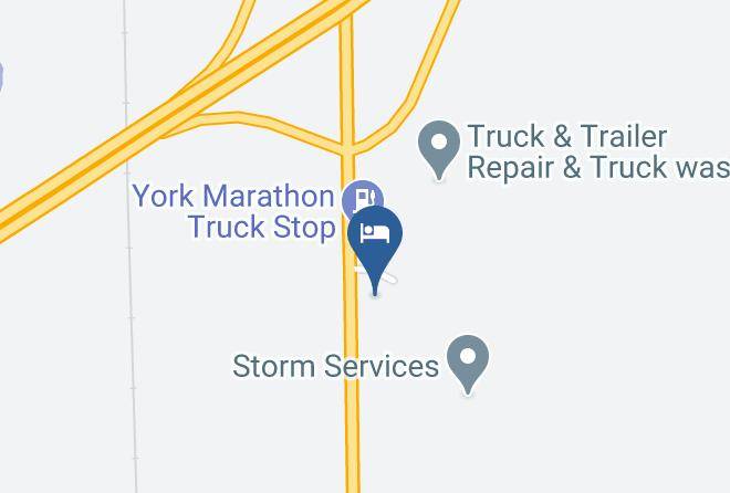 America's Best Inn York Map