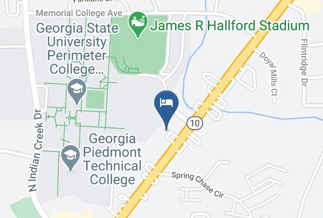 Dekalb - Americas Best Value Inn Stone Mountain Atlanta E Maps