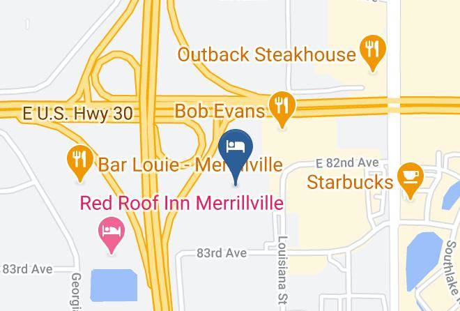 Lake - Americas Best Value Inn Merrillville Maps