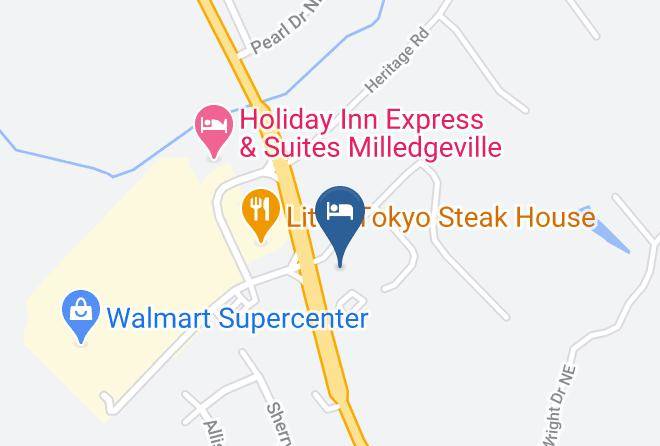 Baldwin - America's Best Value Inn Milledgeville Maps