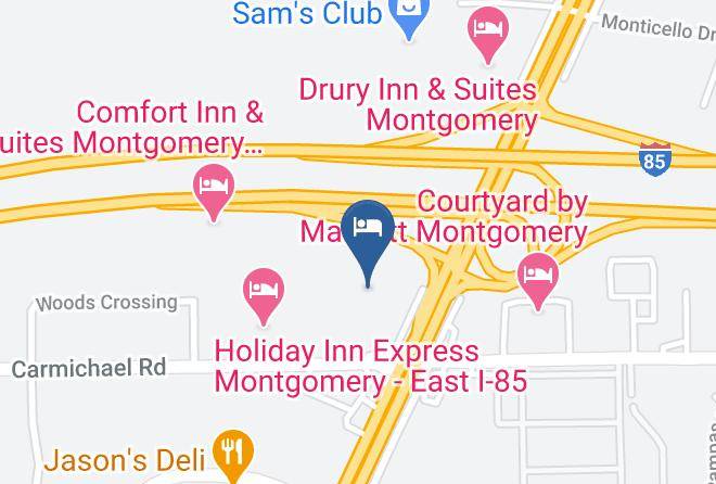 Montgomery - Americas Best Value Inn Montgomery Maps