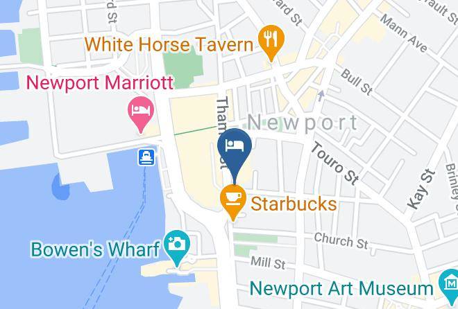 Newport - America's Cup Inn Maps