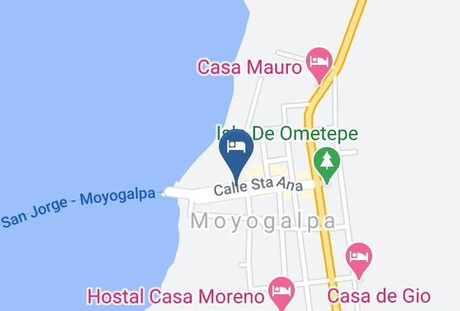 Moyogalpa - American Cafe & Hotel Maps