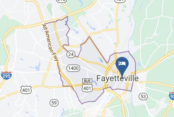 American Eagle Inn Map